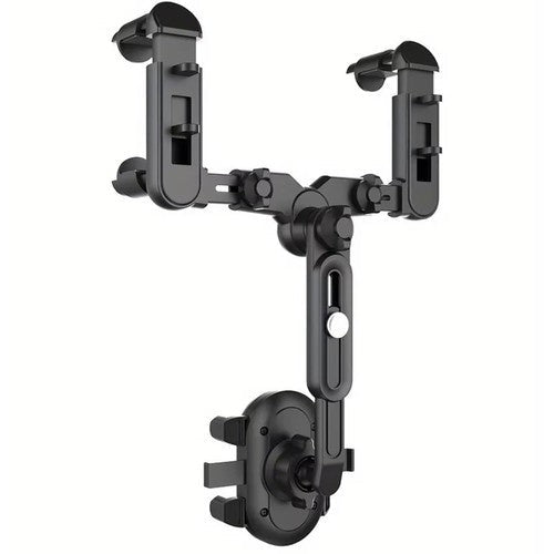 1 Autotelefonhalter mit 360° Drehung für sicheres Fahren Schwarz/Silber - Easy2sell - Deluxe