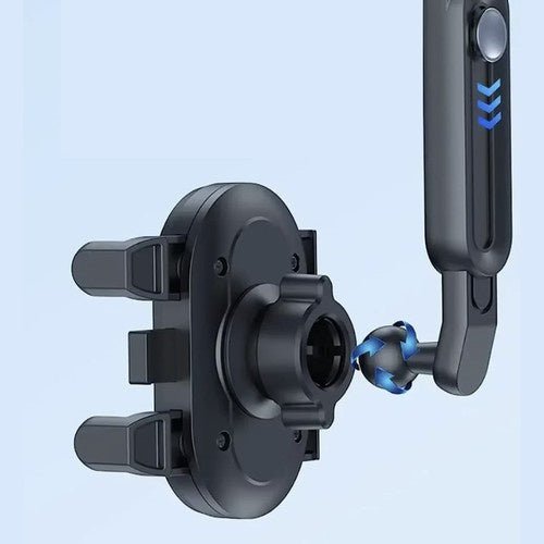 1 Autotelefonhalter mit 360° Drehung für sicheres Fahren Schwarz/Silber - Easy2sell - Deluxe