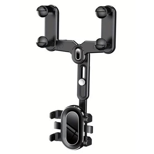 1 Autotelefonhalter mit 360° Drehung für sicheres Fahren Schwarz/Silber - Easy2sell - Deluxe