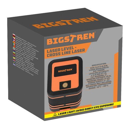 1 Kreuzlinienlaser mit Selbstnivellierung für präzise Messungen, grün - Easy2sell - Deluxe