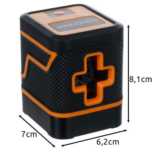 1 Kreuzlinienlaser mit Selbstnivellierung für präzise Messungen, grün - Easy2sell - Deluxe