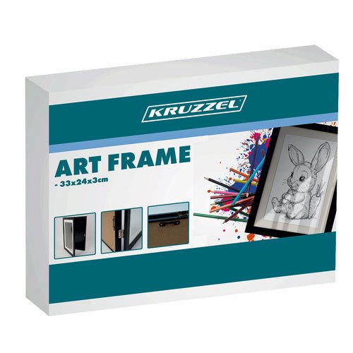 1 Kunstbilderrahmen A4 für 150 Werke schwarz - Easy2sell - Deluxe