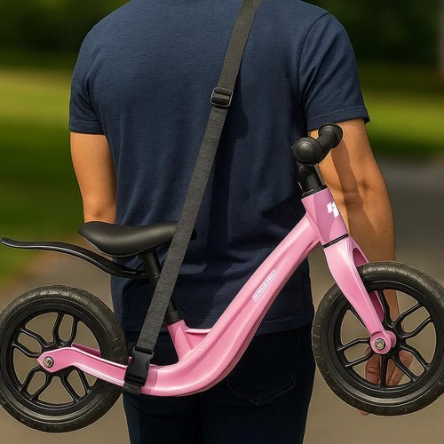1 Laufrad mit verstellbarer Höhe für Kinder in Rosa - Easy2sell - Deluxe