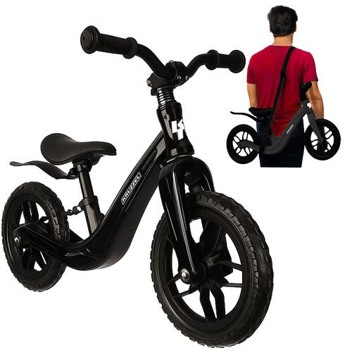 1 Laufrad mit verstellbarer Sitzhöhe für Fahrkomfort schwarz - Easy2sell - Deluxe