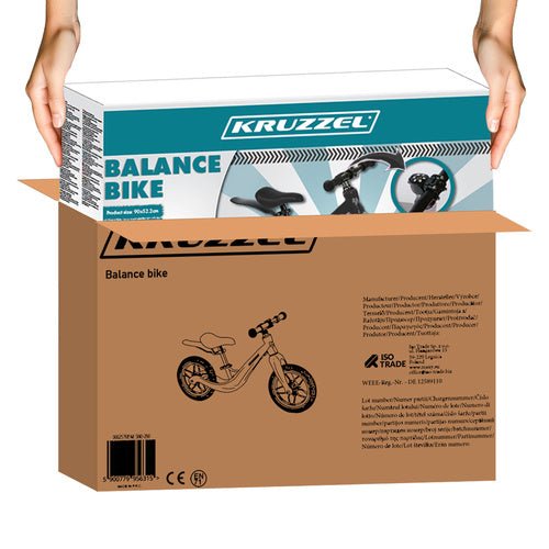 1 Laufrad mit verstellbarer Sitzhöhe für Fahrkomfort schwarz - Easy2sell - Deluxe