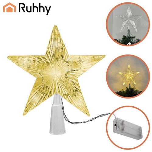1 LED - Weihnachtsbaumstern mit warmweißem Licht - Easy2sell - Deluxe