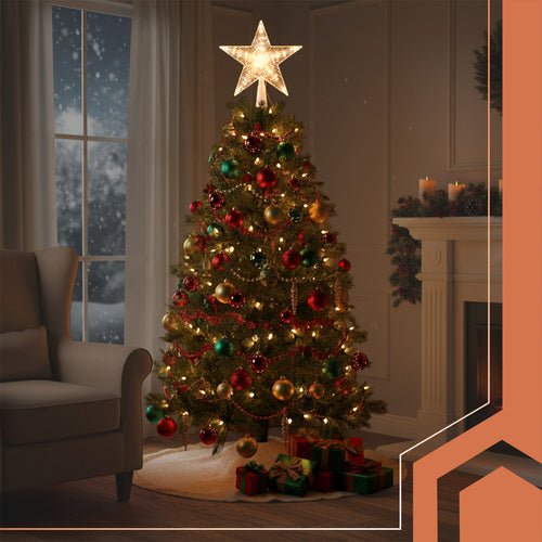 1 LED - Weihnachtsbaumstern mit warmweißem Licht - Easy2sell - Deluxe
