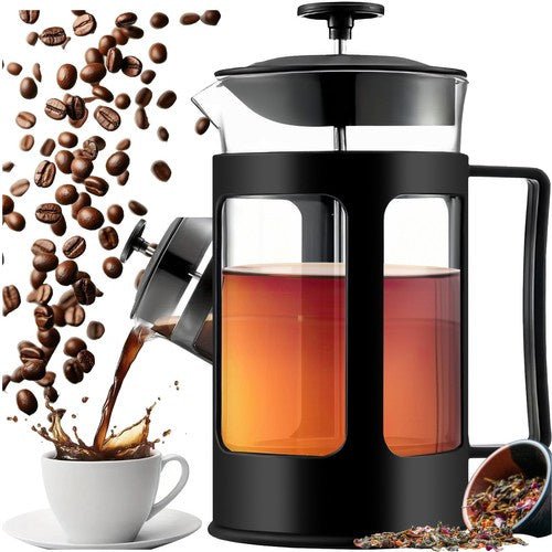 1 Liter Teesieb mit Edelstahl - Kolben für 3 - 6 Personen - Easy2sell - Deluxe