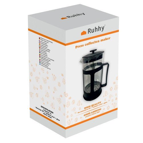 1 Liter Teesieb mit Edelstahl - Kolben für 3 - 6 Personen - Easy2sell - Deluxe