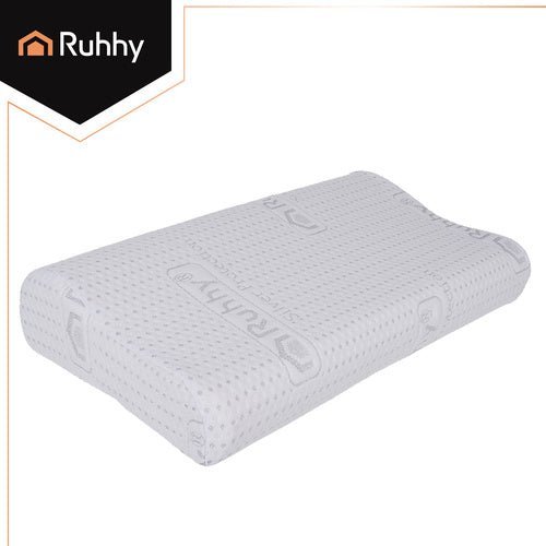 1 orthopädisches Kissen mit Memory Foam für erholsamen Schlaf, weiß - Easy2sell - Deluxe