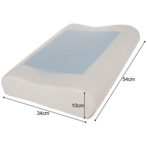 1 orthopädisches Kissen mit Memory - Schaum für Entspannung, Weiß - Easy2sell - Deluxe