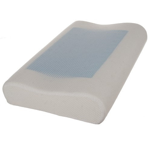 1 orthopädisches Kissen mit Memory - Schaum für Entspannung, Weiß - Easy2sell - Deluxe