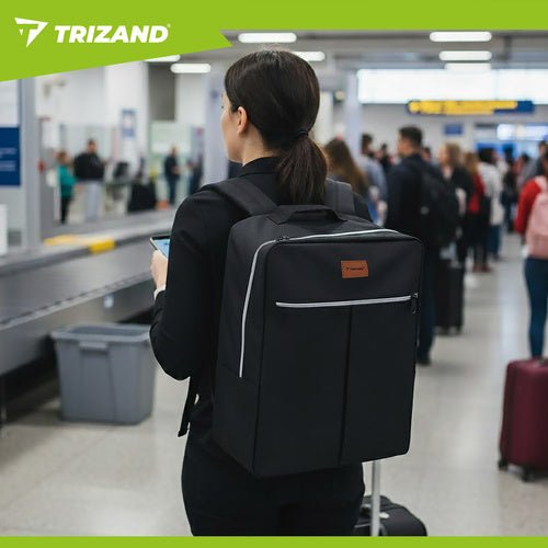 1 Reiserucksack mit Kosmetiktasche für Handgepäck, schwarz - Easy2sell - Deluxe