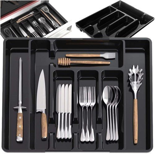 1 Schubladen - Organizer mit ausziehbarem Einsatz - Schwarz - Easy2sell - Deluxe