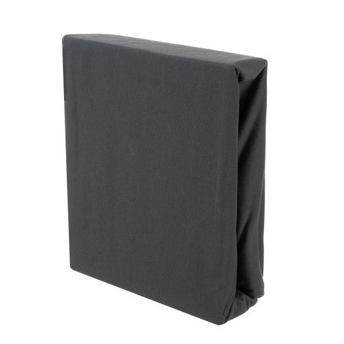 1 Spannbettlaken aus Baumwolljersey mit Gummizug grau - Easy2sell - Deluxe