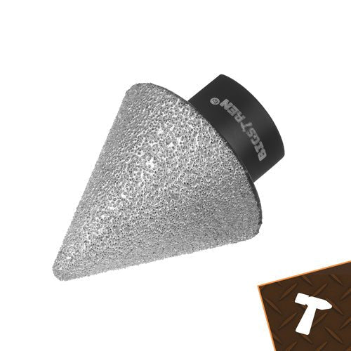 1 Stück Diamant - Kegelfräser für präzises Bohren in Steinzeug schwarz - Easy2sell - Deluxe