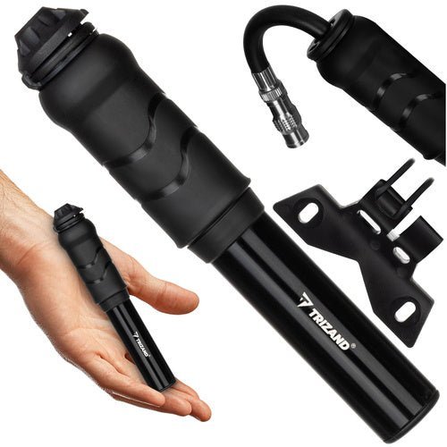 1 Stück Handfahrradpumpe bis 7 bar, kompakt, schwarz - Easy2sell - Deluxe