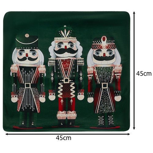 1 Stück Kissenbezug Nussknacker für gemütliche Weihnachten, grün rot - Easy2sell - Deluxe