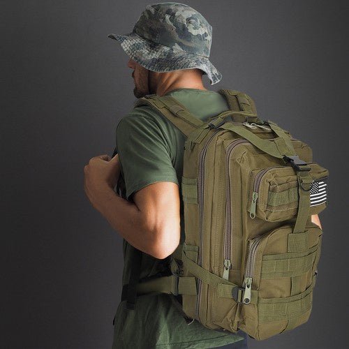 1 Stück Militär Rucksack mit vielseitigem Tragesystem grün - Easy2sell - Deluxe