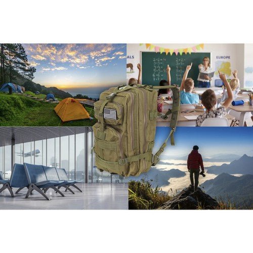 1 Stück Militär Rucksack mit vielseitigem Tragesystem grün - Easy2sell - Deluxe