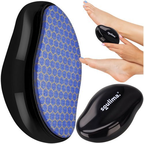 1 Stück Nano - Glas - Bimsstein für sanfte Hornhautentfernung Schwarz - Easy2sell - Deluxe
