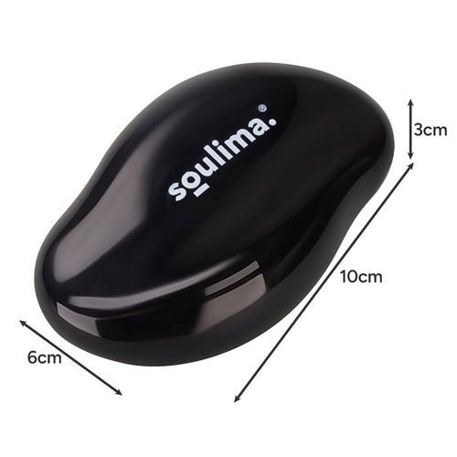 1 Stück Nano - Glas - Bimsstein für sanfte Hornhautentfernung Schwarz - Easy2sell - Deluxe