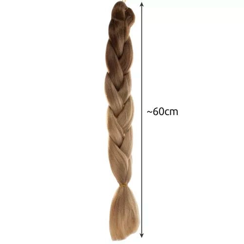 1 Stück Ombre Zopf aus Kunsthaar, leicht, blondes Ombre - Easy2sell - Deluxe