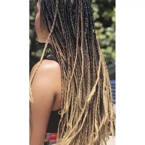 1 Stück Ombre Zopf aus Kunsthaar, leicht, blondes Ombre - Easy2sell - Deluxe