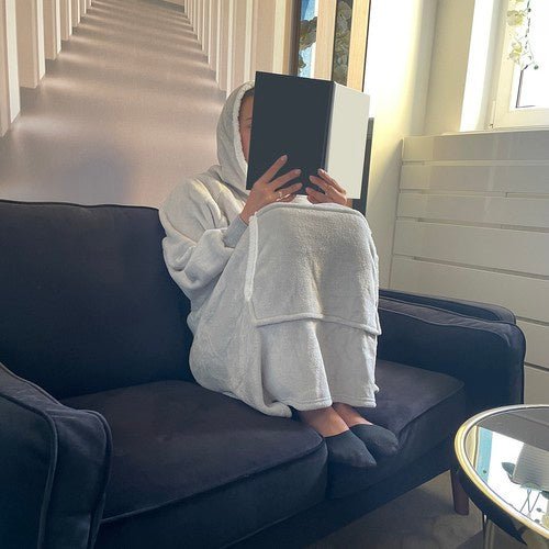 1 XXL - Sweatshirt - Decke oversize für Wärme grau - Easy2sell - Deluxe