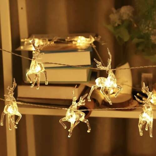 10 Rentier Lichtergirlande warmweiß gemütliche Beleuchtung - Easy2sell - Deluxe