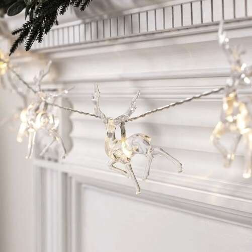 10 Rentier Lichtergirlande warmweiß gemütliche Beleuchtung - Easy2sell - Deluxe