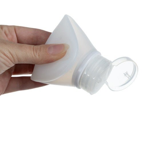 10 - teiliges Reisekosmetik - Set mit flexiblen Behältern transparent - Easy2sell - Deluxe