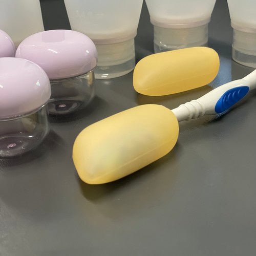 10 - teiliges Reisekosmetik - Set mit flexiblen Behältern transparent - Easy2sell - Deluxe