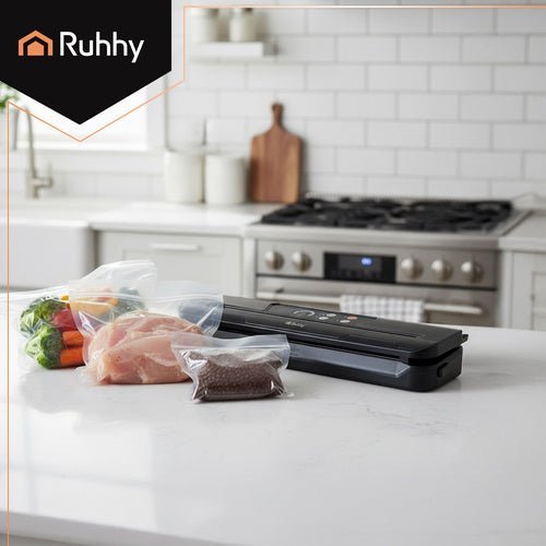 10 Vakuumierbeutel + Vakuumierer + schnelle Versiegelung + Frische langer Halt - Easy2sell - Deluxe