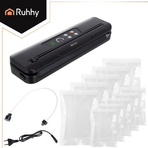 10 Vakuumierbeutel + Vakuumierer + schnelle Versiegelung + Frische langer Halt - Easy2sell - Deluxe