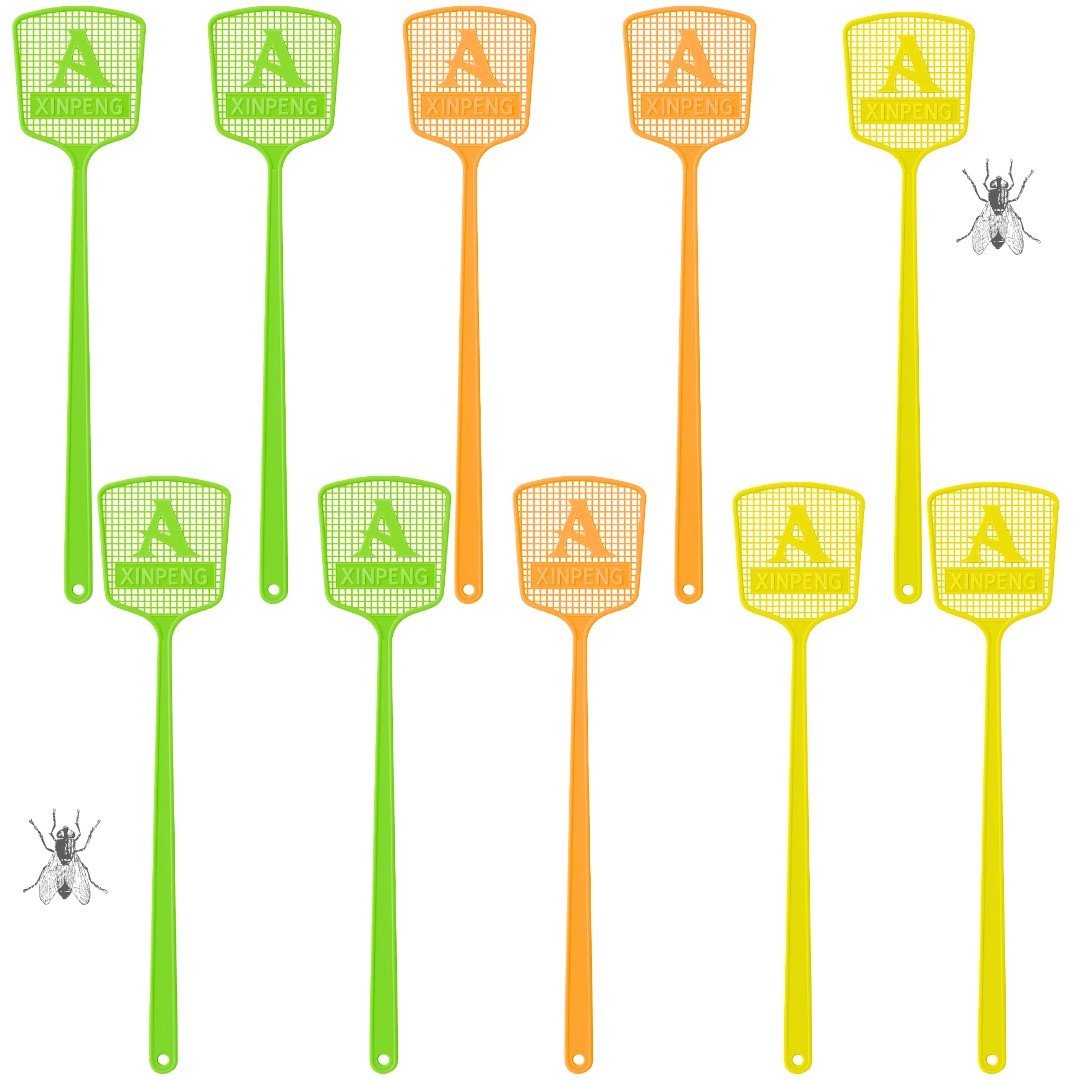 10x Fliegenklatsche Set Fliegenfänger Moskitoklatsche Fliegen Klatsche Mücken - Easy2sell - Deluxe