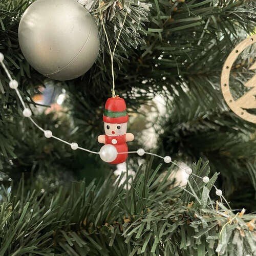 10x weihnachtliche Anhänger Baumschmuck Holzanhänger Weihnachten Deko Christbaum - Easy2sell - Deluxe