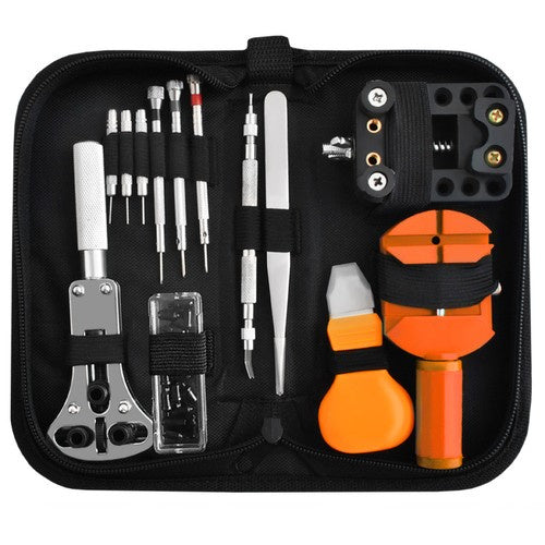 Uhrmacherwerkzeug Set 13-teilig Uhrenreparatur Werkzeugkoffer Präzisionsset