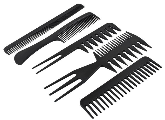 Friseurkämme - Satz mit 10 Stück