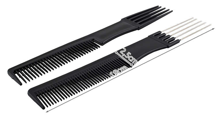 Friseurkämme - Satz mit 10 Stück