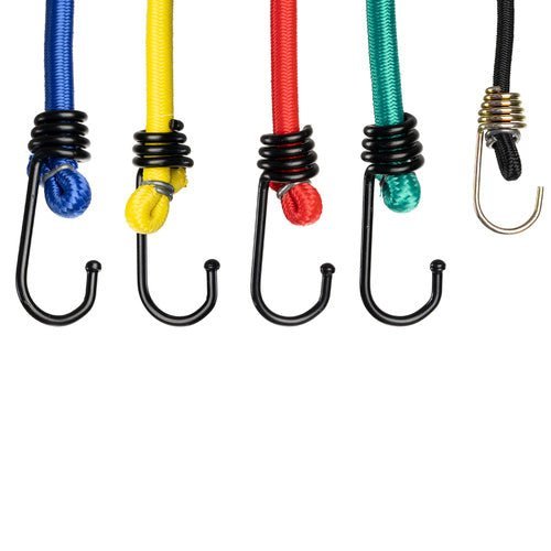 12 Gepäckgummiseile mit Haken für sichere Ladung mehrfarbig - Easy2sell - Deluxe