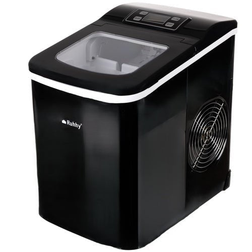 12 kg Eismaschine mit Display und Timer, schwarz - Easy2sell - Deluxe
