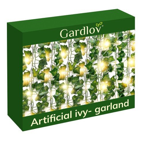 12 künstliche Reben mit LED - Beleuchtung für stimmungsvolles Grün, grün - Easy2sell - Deluxe