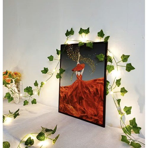 12 künstliche Reben mit LED - Beleuchtung für stimmungsvolles Grün, grün - Easy2sell - Deluxe