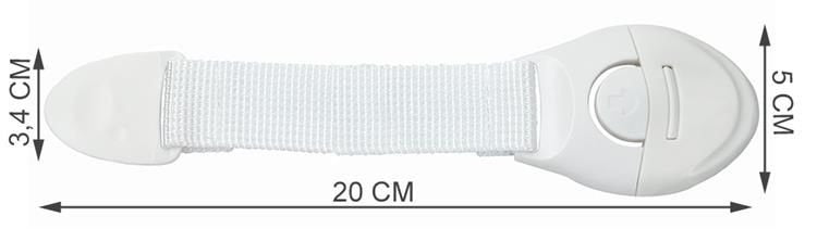 Sicherheitsbarriere an Schränken 10 Stück ISO 5192