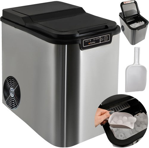 Eiswürfelbereiter Eismaschine 12 kg/24h 2,2 l 120 W 9 Würfel ABS 33x25x36,5 cm