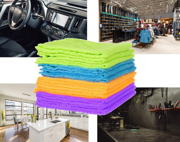 Mikrofasertücher - Set à 12 Stück.