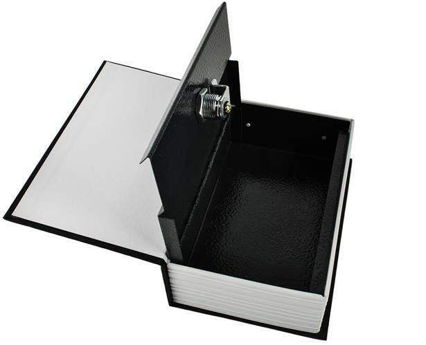 Safe – eine in einem Buch versteckte Box, 18 cm x 11,5 cm