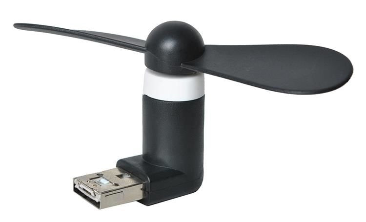 Micro-USB-Lüfter schwarz