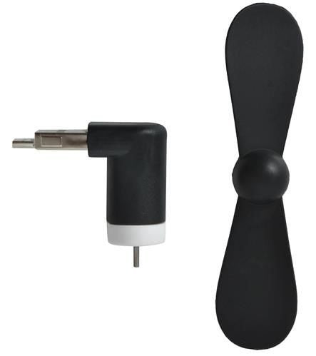Micro-USB-Lüfter schwarz